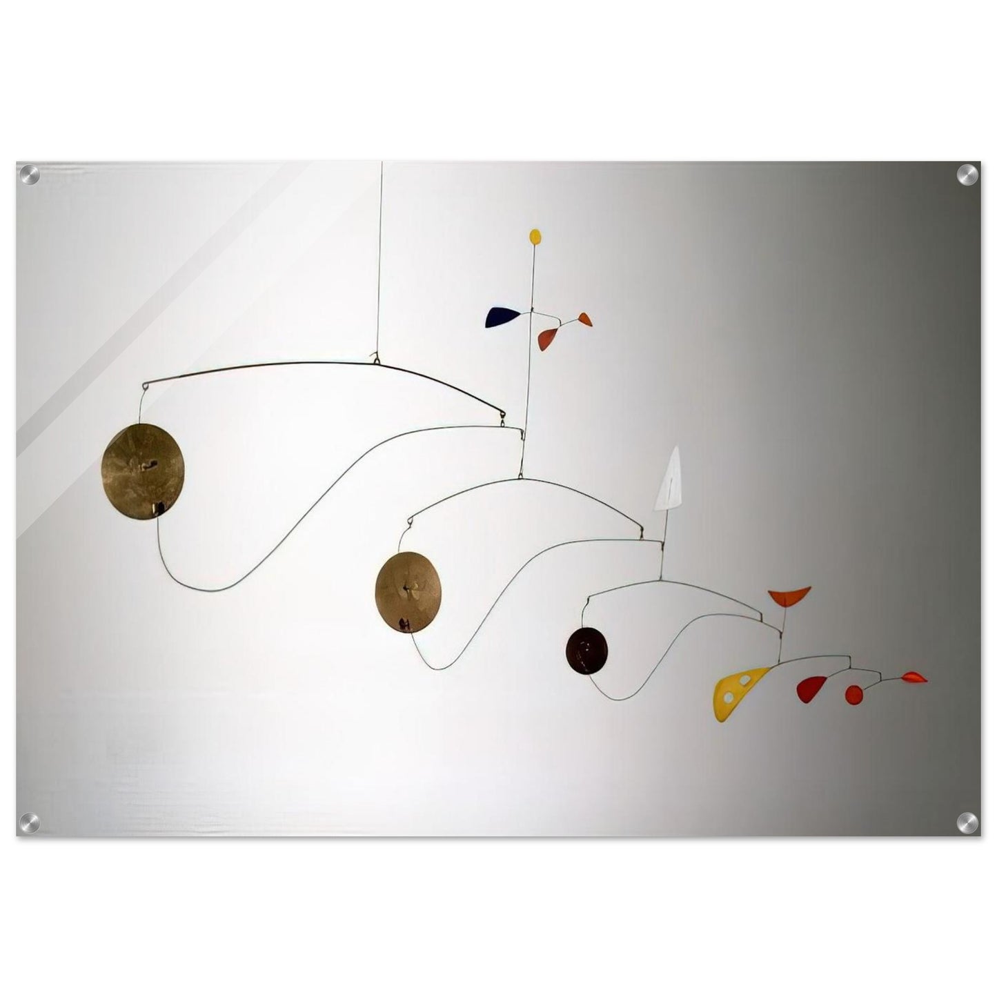TRIPLE GONG 1948 - Alexander Calder Acrylic Print - 70x100 cm / 28x40″ inches | Alexander Calder Wall Art | Alexander Calder Prints