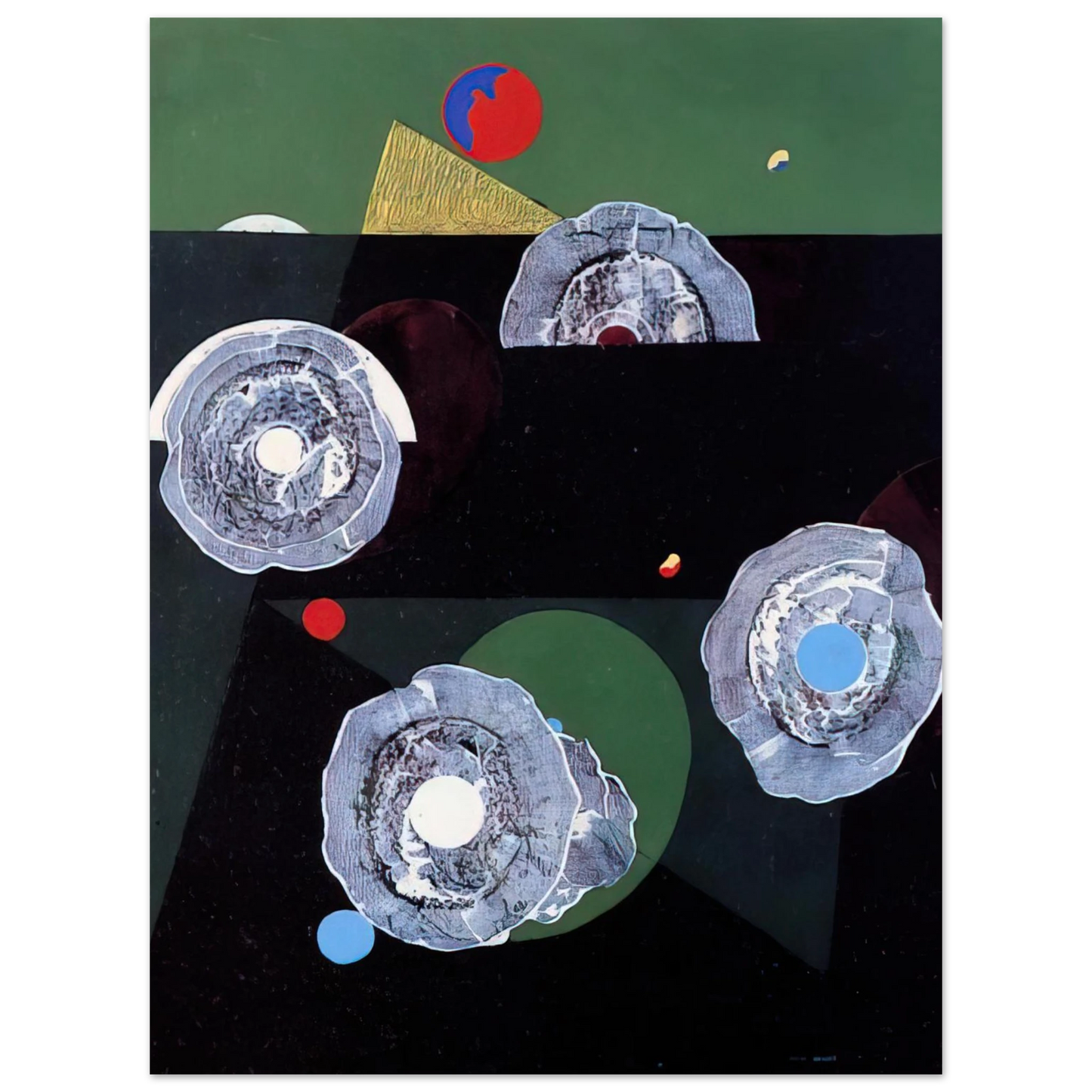 Max Ernst - Scallops flower  75x100 cm / 30x40inches Fine Art Poster