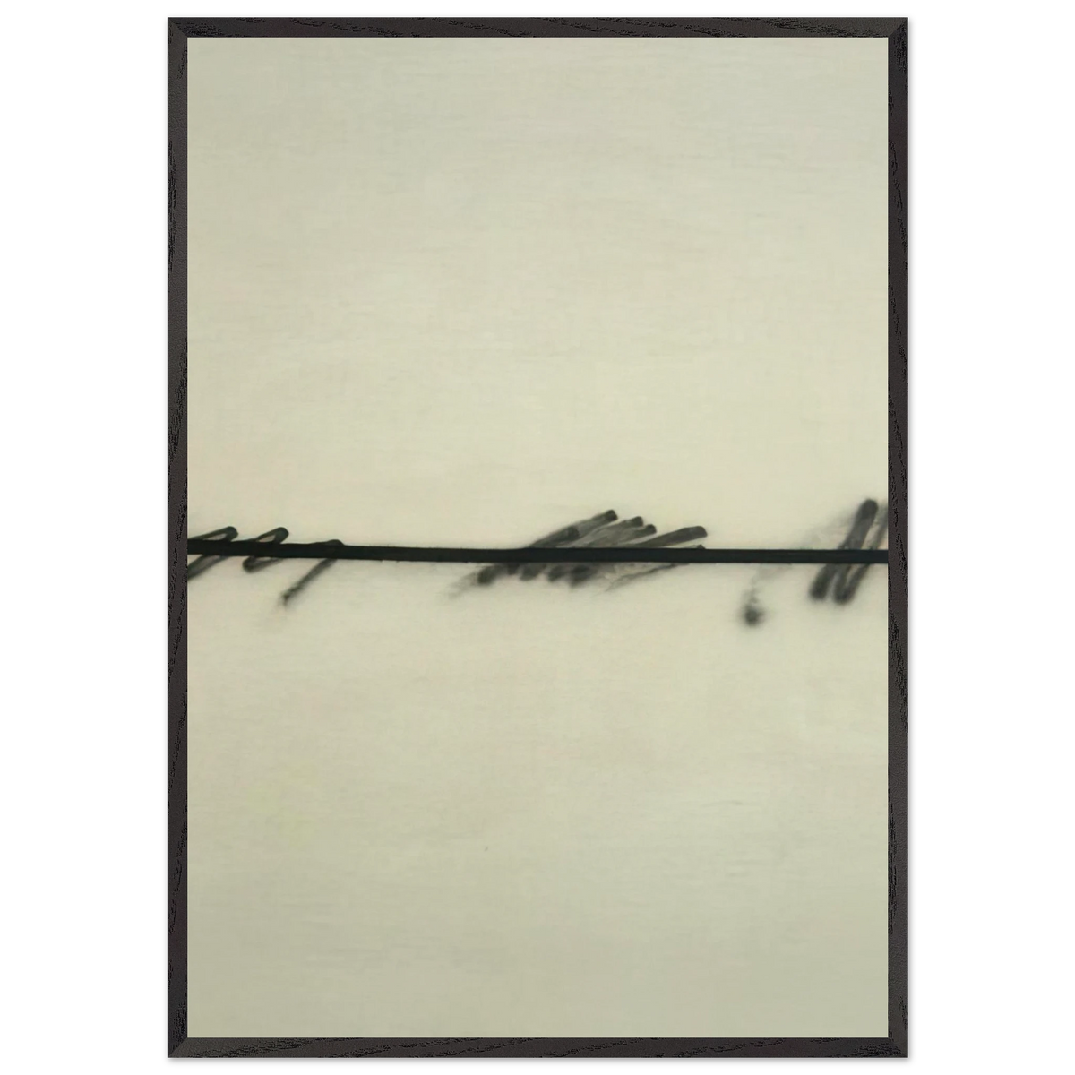 66-7-A - 1966 - Martin Barre 70x100 cm / 28x40 inches Framed Art Print – Black Wooden Frame