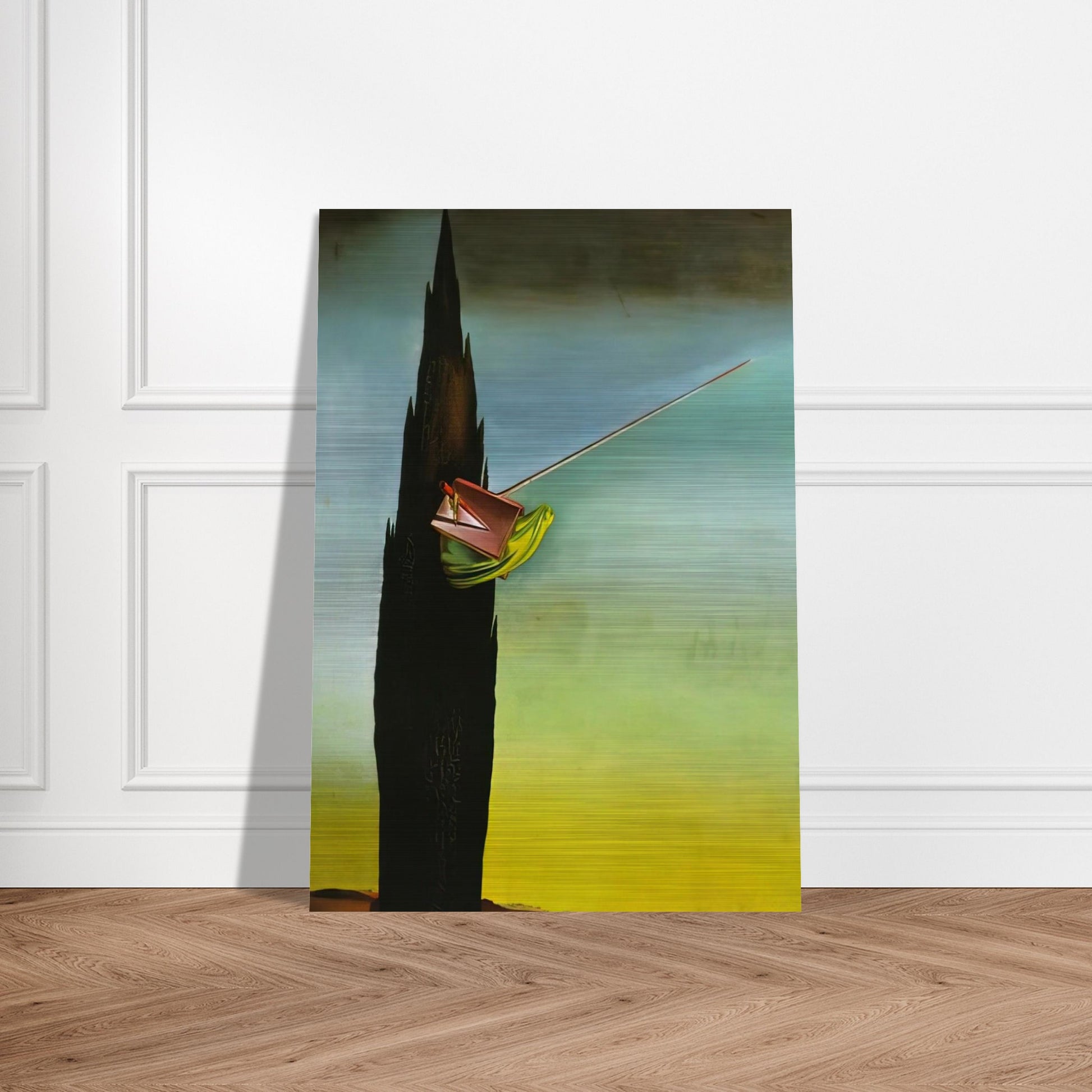 SURREALIST ESSAY - Salvador Dali Brushed Aluminum Print - 70x100 cm / 28x40 inches | Salvador Dali Aluminum Print | Salvador Dali Prints