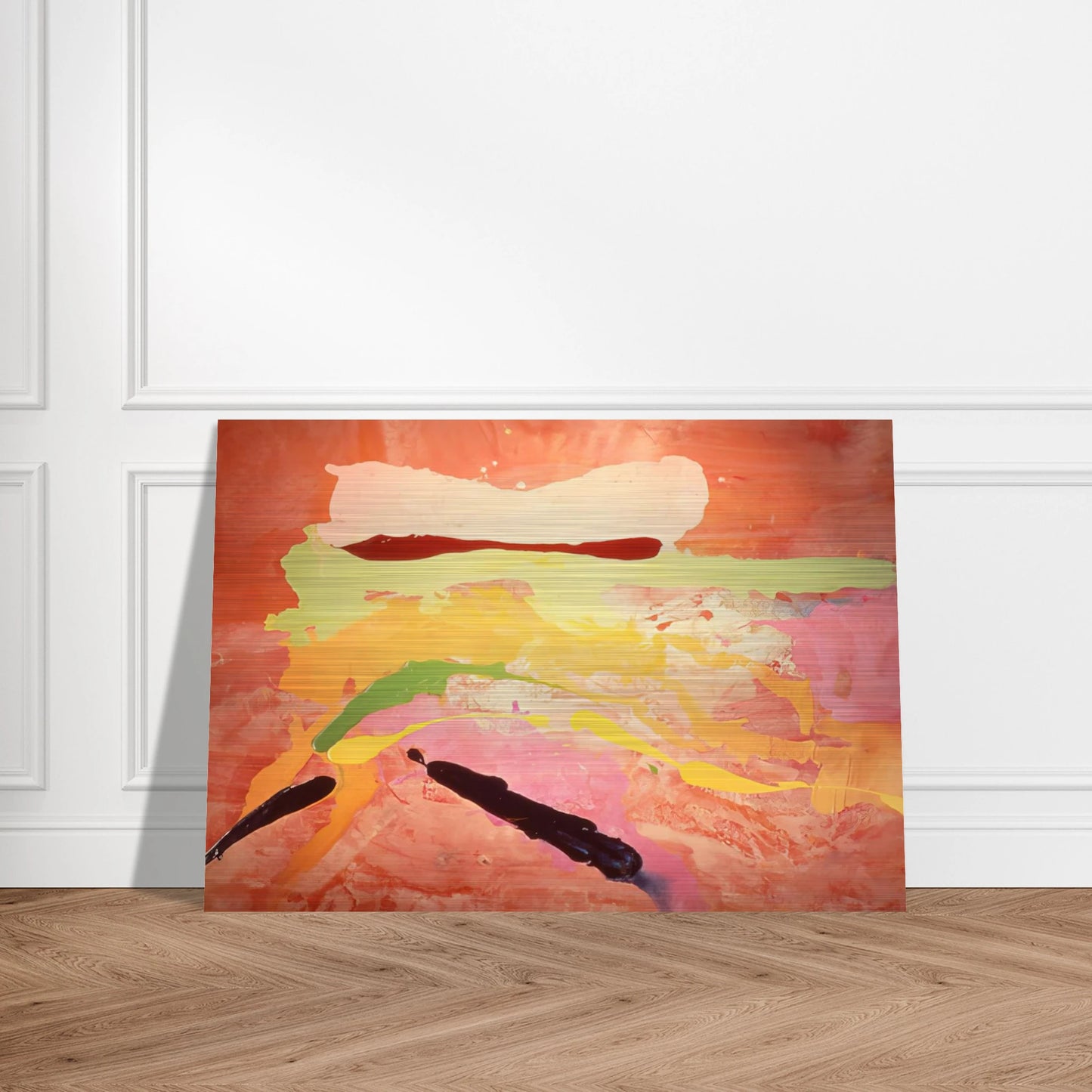 Untitled - 1969 - Ronnie Landfield Brushed Aluminum Print - 70x100 cm / 28x40 inches | Ronnie Landfield Aluminum Print | Ronnie Landfield Prints