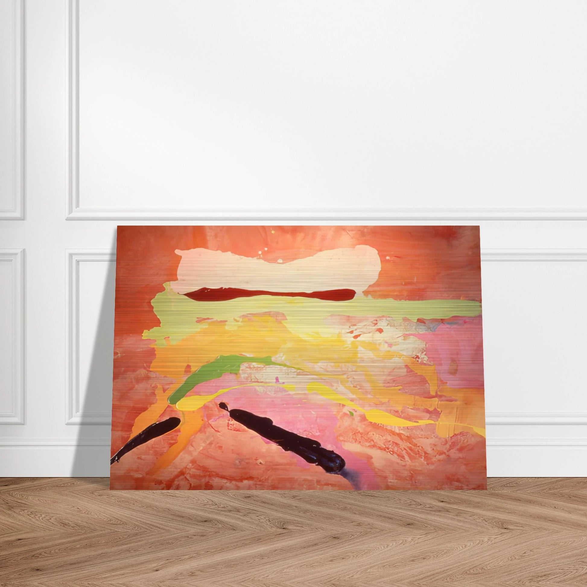 Untitled - 1969 - Ronnie Landfield Brushed Aluminum Print - 70x100 cm / 28x40 inches | Ronnie Landfield Aluminum Print | Ronnie Landfield Prints