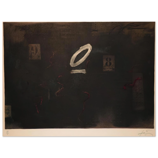 Antoni Tapies - SOUS ZERO 1979  75x100 cm / 30x40inches Fine Art Poster