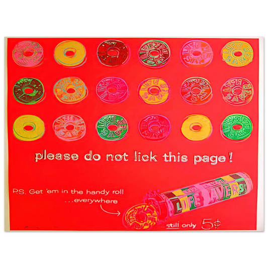 Andy Warhol - Life Savers Fine Art Poster