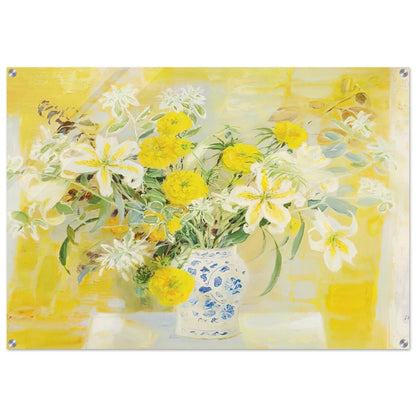 Fleurs - 1971 - Le Pho Acrylic Print - 70x100 cm / 28x40″ inches
