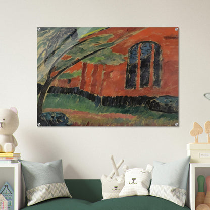 THE CHURCH IN PREROW 1911 - Alexej von Jawlensky Acrylic Print - 70x100 cm / 28x40″ inches