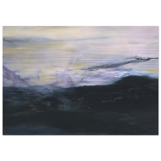 15 02 2001 2001 - Zao Wou-Ki Brushed Aluminum Print - 70x100 cm / 28x40 inches | Zao Wou-Ki Aluminum Print | Zao Wou-Ki Prints