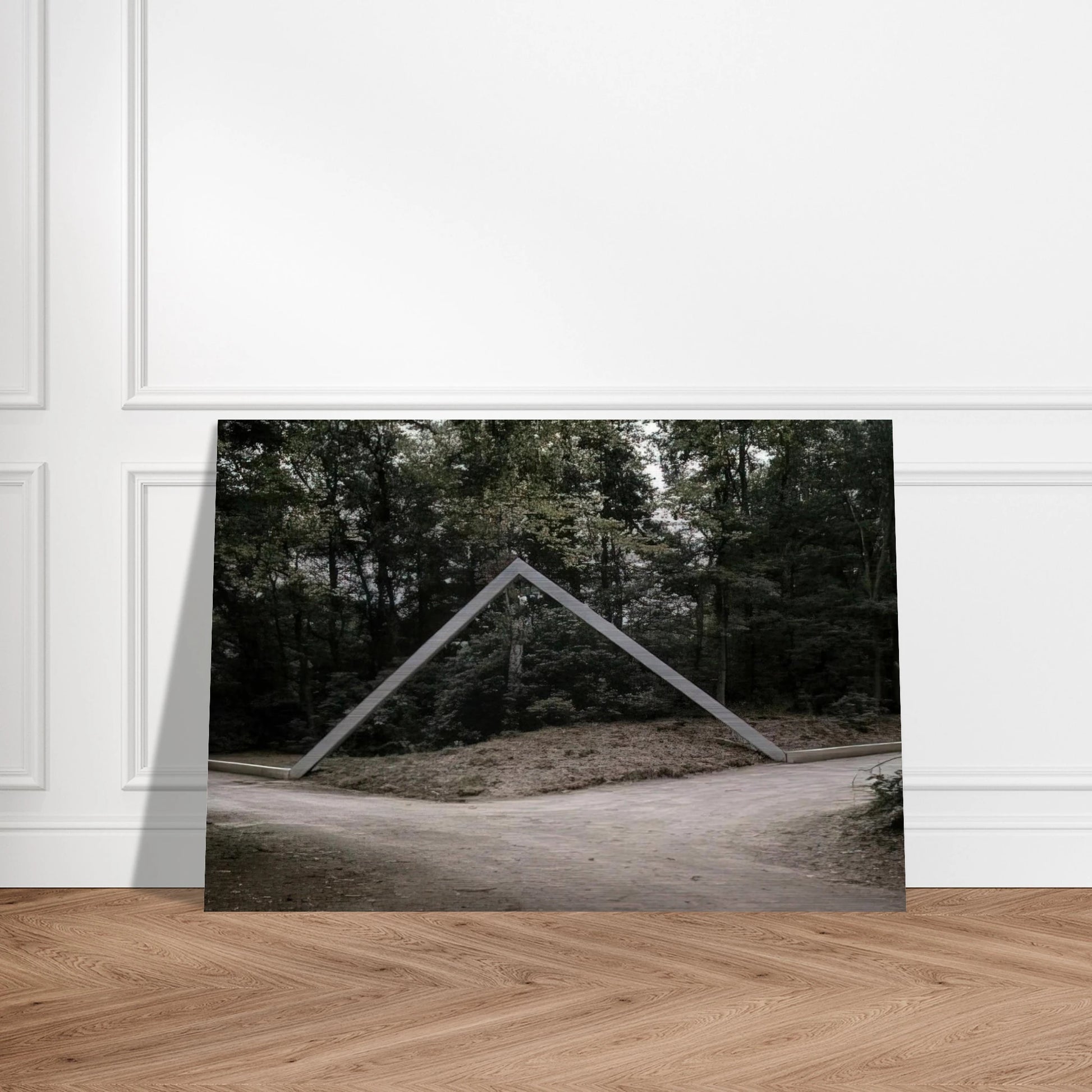 La plate-bande - 1988 - Francois Morellet Brushed Aluminum Print - 70x100 cm / 28x40 inches | Francois Morellet Aluminum Print | Francois Morellet Prints
