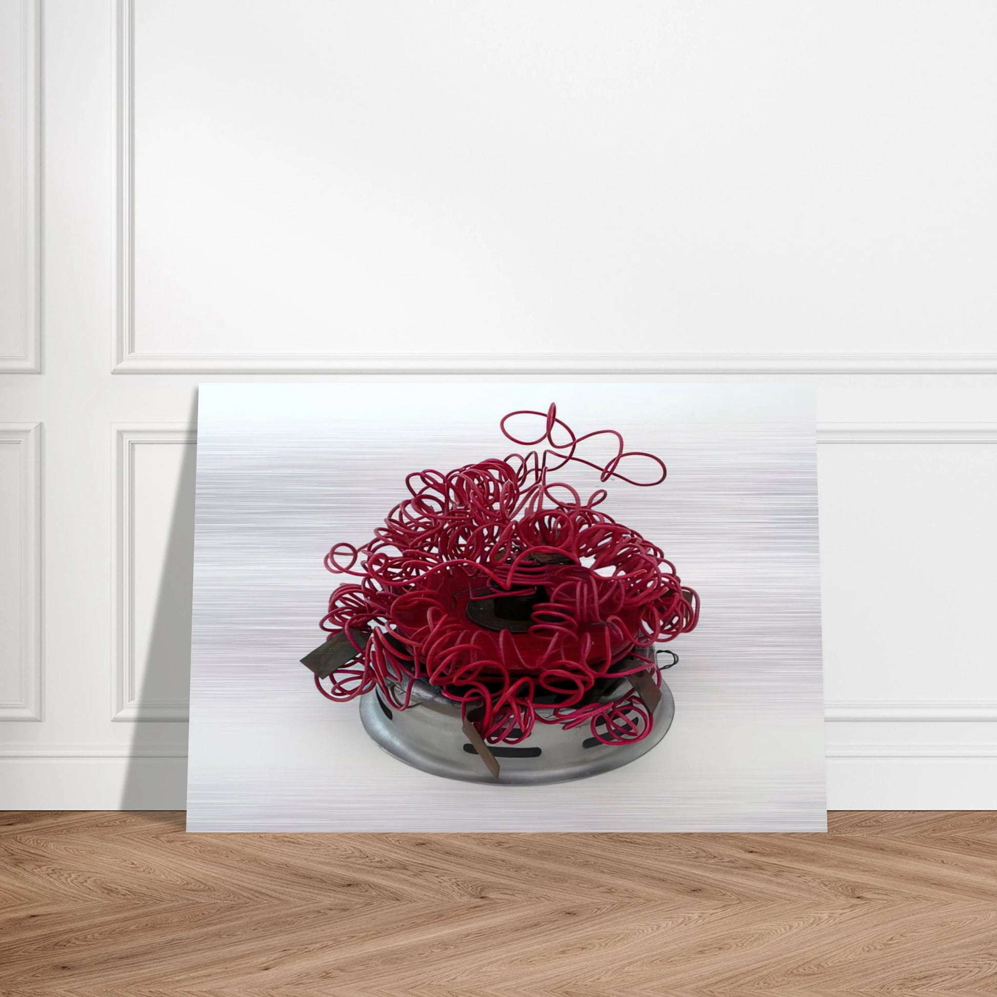 Bichito 8922 - 1989 - Gego Brushed Aluminum Print - 70x100 cm / 28x40 inches | Gego Aluminum Print | Gego Prints