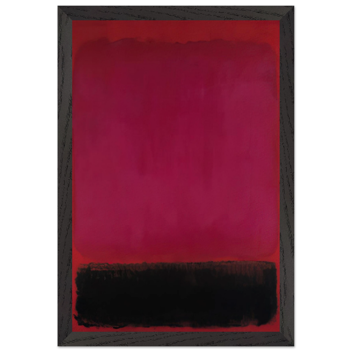 Helen Frankenthaler - Untitled - 1967 Wall art - 27x35 cm / 11x14 inches - Premium Wooden Framed Poster With Fine Art Paper-canvas - Wood frame