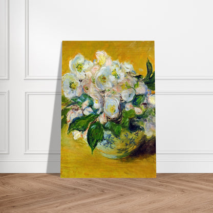 Christmas Roses - claude monet Brushed Aluminum Print - 70x100 cm / 28x40 inches | claude monet Aluminum Print | claude monet Prints