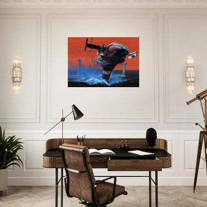 Chris Foss - Chris Foss Brushed Aluminum Print - 70x100 cm / 28x40 inches | Chris Foss Aluminum Print | Chris Foss Prints