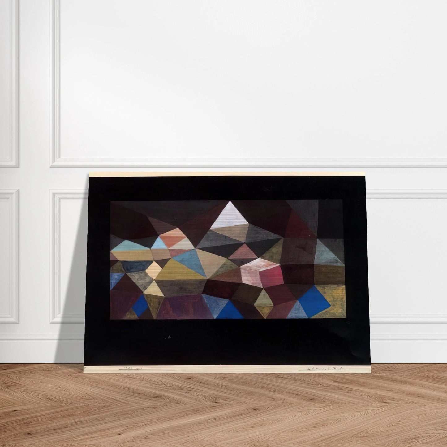 CRYSTALLINE LANDSCAPE 1929 - Paul Klee Brushed Aluminum Print - 70x100 cm / 28x40 inches | Paul Klee Aluminum Print | Paul Klee Prints