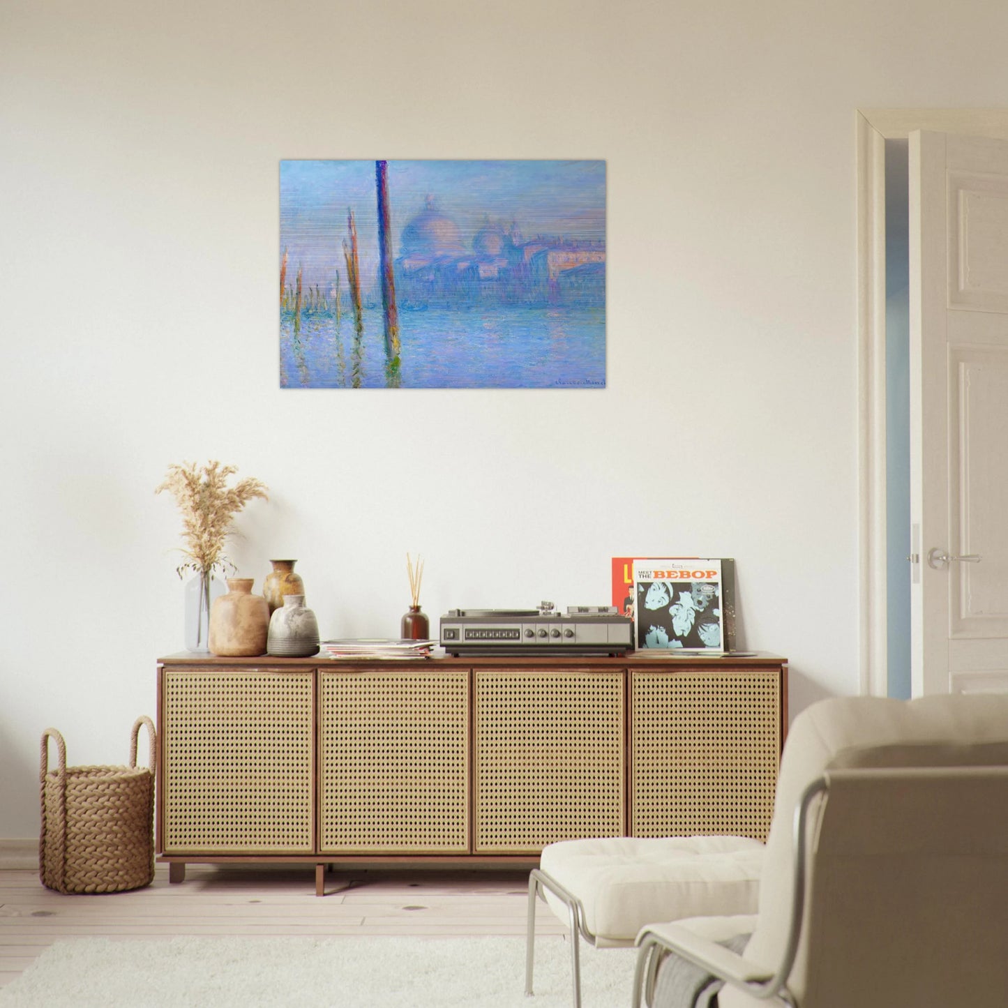The Grand Canal, Venice - claude monet Brushed Aluminum Print - 70x100 cm / 28x40 inches | claude monet Aluminum Print | claude monet Prints