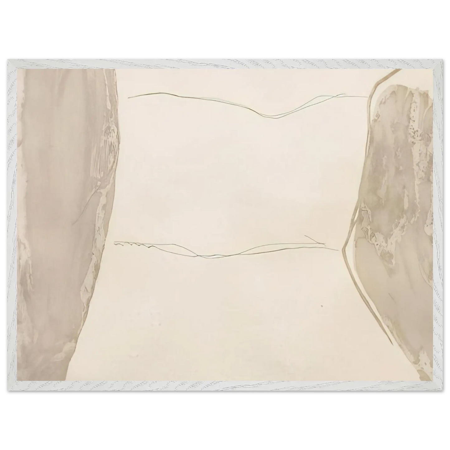 Helen Frankenthaler - Ponti - 1973 Wall art - A1 (59.4 x 84.1  cm) - Premium Wooden Framed Poster With Fine Art Paper - Wood frame