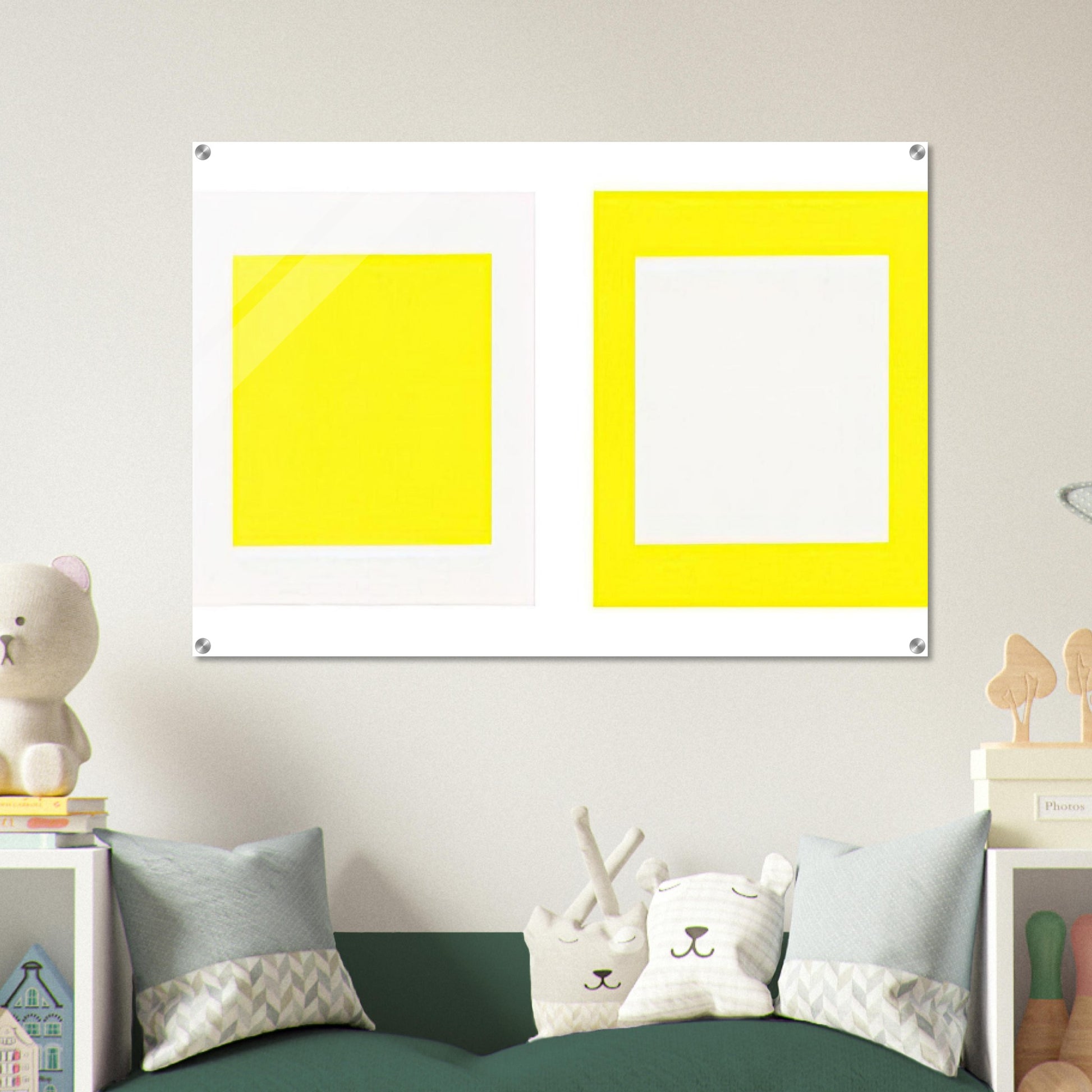 Untitled Cadmium Yellow Light - 1990 - Donald Judd Acrylic Print - 70x100 cm / 28x40″ inches | Donald Judd Wall Art | Donald Judd Prints