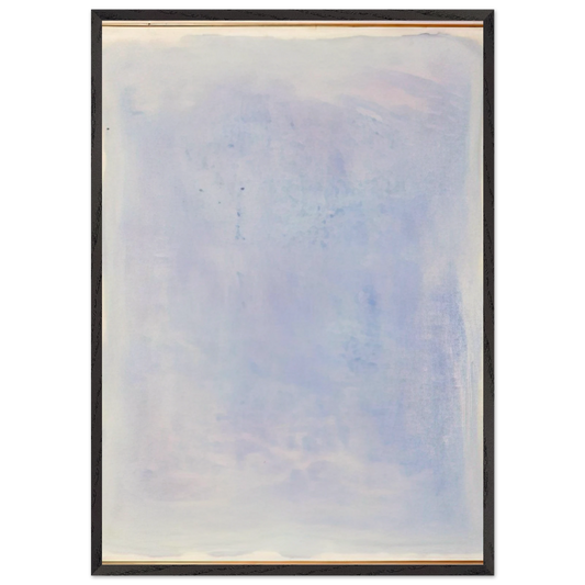 FARBRAUM 1963 - Gotthard Graubner 70x100 cm / 28x40 inches Framed Art Print – Black Wooden Frame