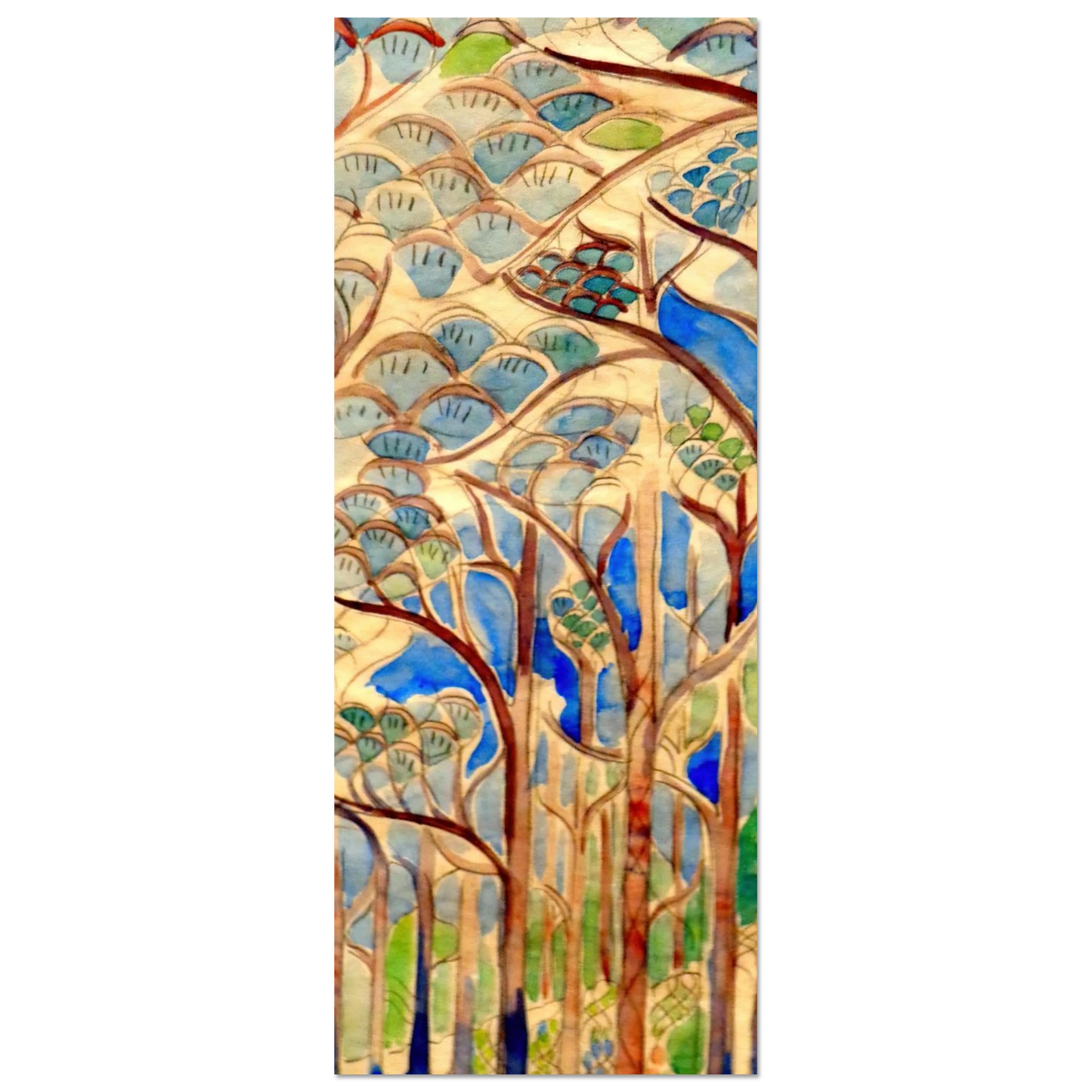 Walter Inglis Anderson - Walter Anderson Wall art - 27x35 cm / 11x14 inches - Premium Wooden Framed Poster With Fine Art Paper-canvas - Black frame