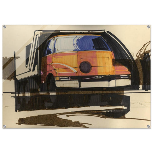 Syd Mead - Syd Mead Acrylic Print - 70x100 cm / 28x40″ inches | Syd Mead Wall Art | Syd Mead Prints