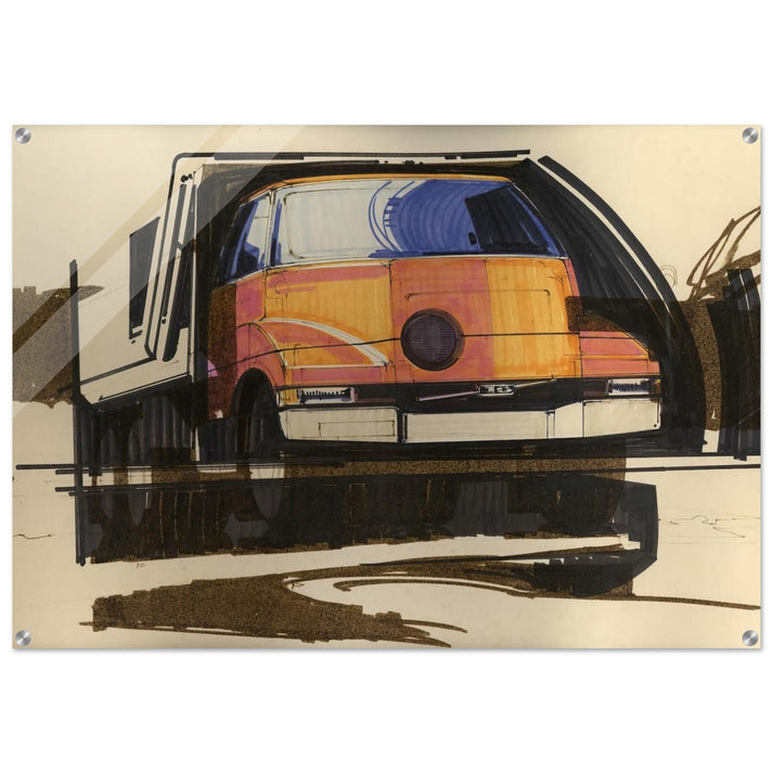 Syd Mead - Syd Mead Acrylic Print - 70x100 cm / 28x40″ inches | Syd Mead Wall Art | Syd Mead Prints