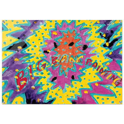 Big Bang Painting - 1988 - Paul Thek Acrylic Print - 70x100 cm / 28x40″ inches