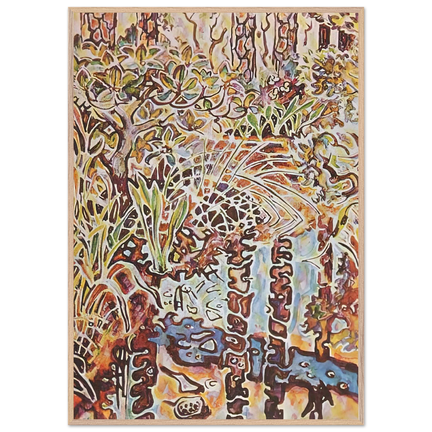 Walter Inglis Anderson - Walter Anderson Wall art - 40x50 cm / 16x20 inches - Premium Wooden Framed Poster With Fine Art Paper-canvas - Wood frame