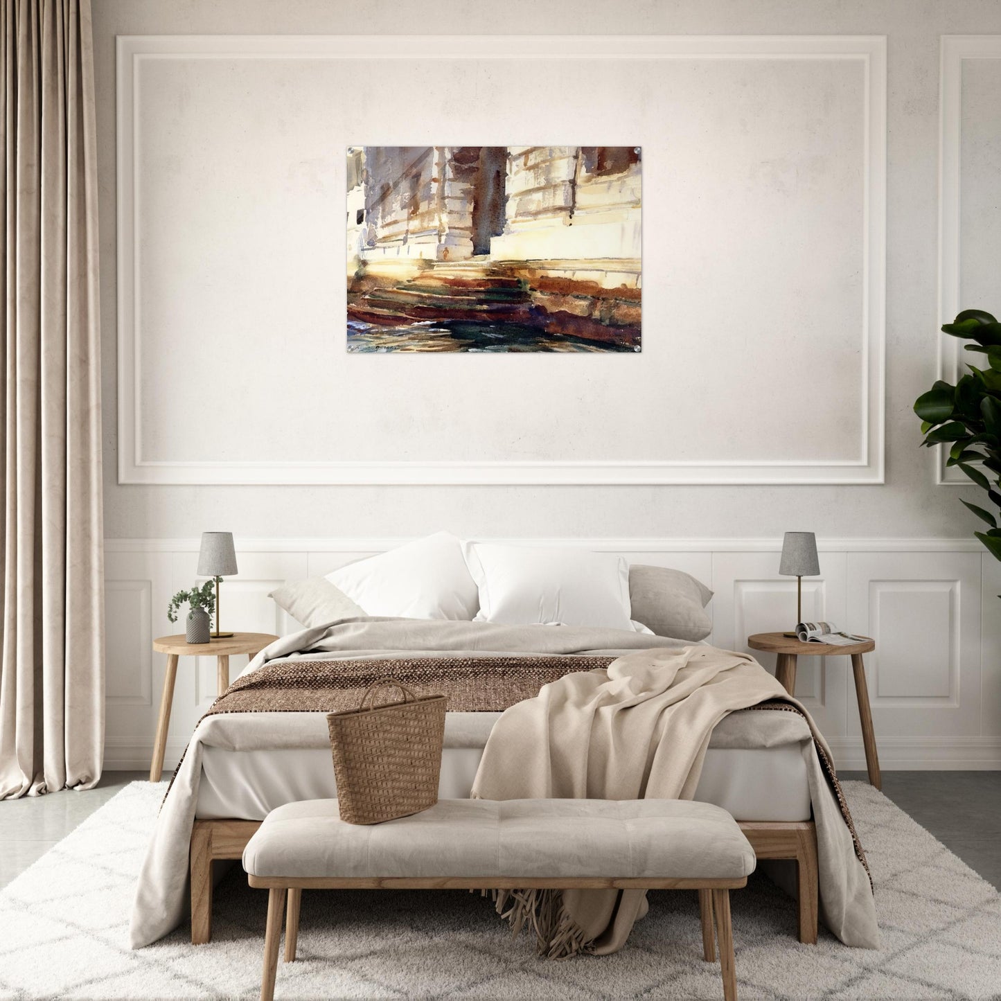 Steps of a Palace - John Singer Sargent Acrylic Print - 70x100 cm / 28x40″ inches