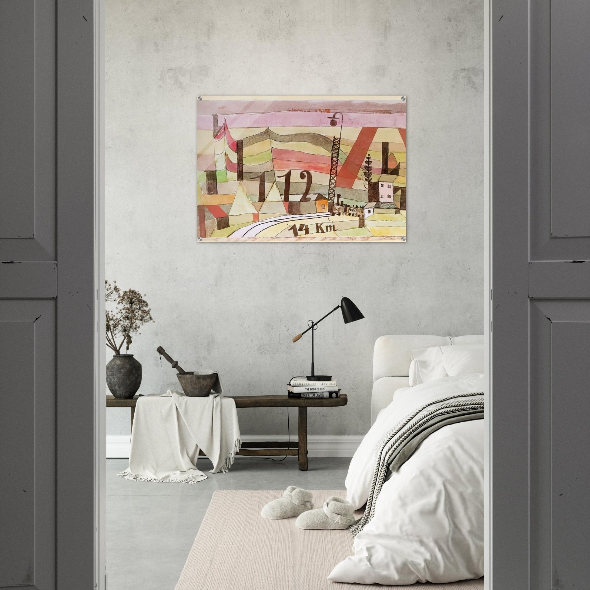 STATION L 112 1923 - Paul Klee Acrylic Print - 70x100 cm / 28x40″ inches