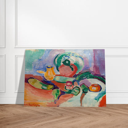 STILL LIFE WITH VEGETABLES 1905 - Henri Matisse Brushed Aluminum Print - 70x100 cm / 28x40 inches | Henri Matisse Aluminum Print | Henri Matisse Prints