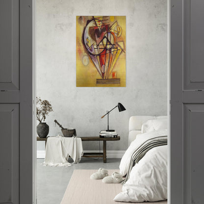 ON THE POINTS 1928 - Wassily Kandinsky Brushed Aluminum Print - 70x100 cm / 28x40 inches | Wassily Kandinsky Aluminum Print | Wassily Kandinsky Prints