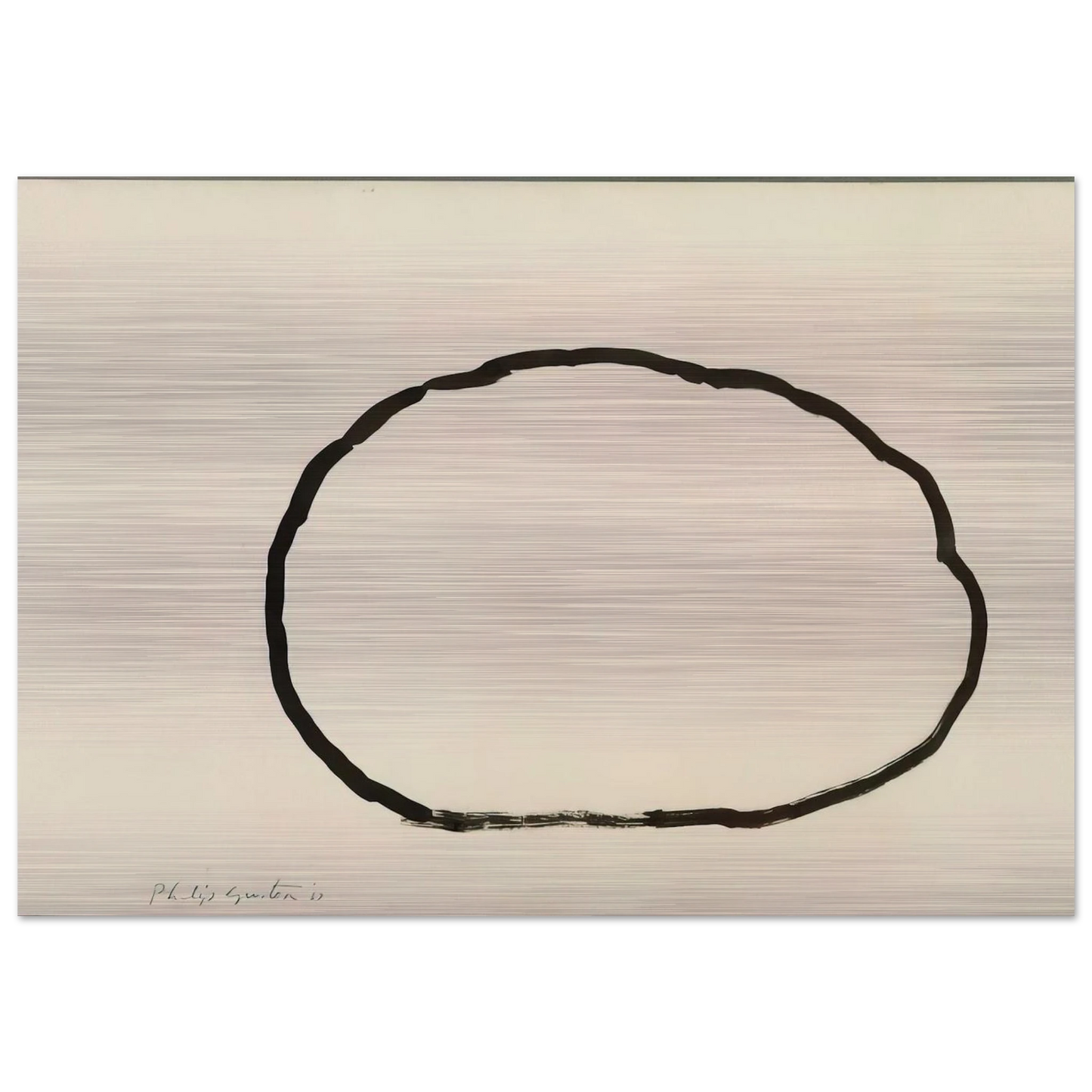 UNTITLED 6 - Philip Guston Brushed Aluminum Print - 70x100 cm / 28x40 inches | Philip Guston Aluminum Print | Philip Guston Prints