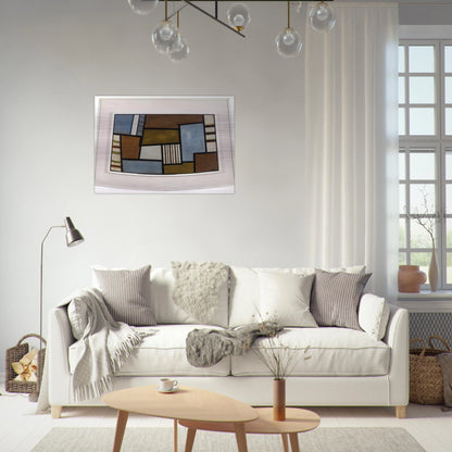 Mad II - 1945 - Carmelo Arden Quin Brushed Aluminum Print - 70x100 cm / 28x40 inches | Carmelo Arden Quin Aluminum Print | Carmelo Arden Quin Prints