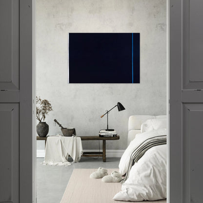 Midnight Blue - Barnett Newman Brushed Aluminum Print - 70x100 cm / 28x40 inches | Barnett Newman Aluminum Print | Barnett Newman Prints