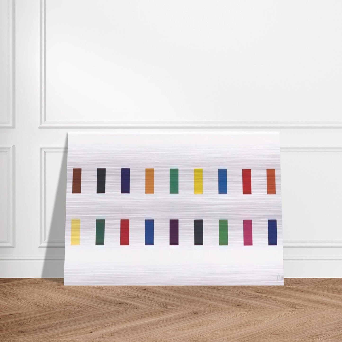 18 Colors  Cincinnati  - Ellsworth Kelly Brushed Aluminum Print - 70x100 cm / 28x40 inches | Ellsworth Kelly Aluminum Print | Ellsworth Kelly Prints