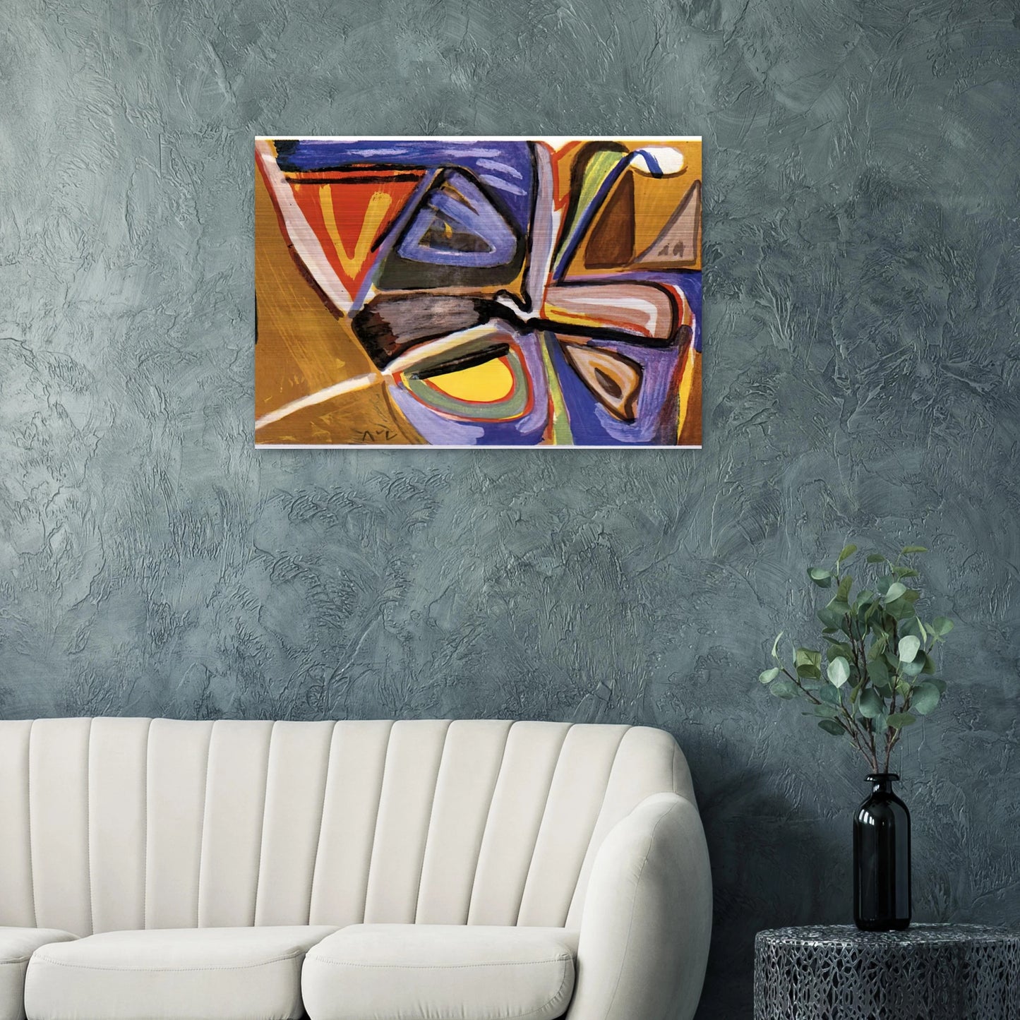 Le bonheur de Matisse - 1981 - Bram van Velde Brushed Aluminum Print - 70x100 cm / 28x40 inches | Bram van Velde Aluminum Print | Bram van Velde Prints