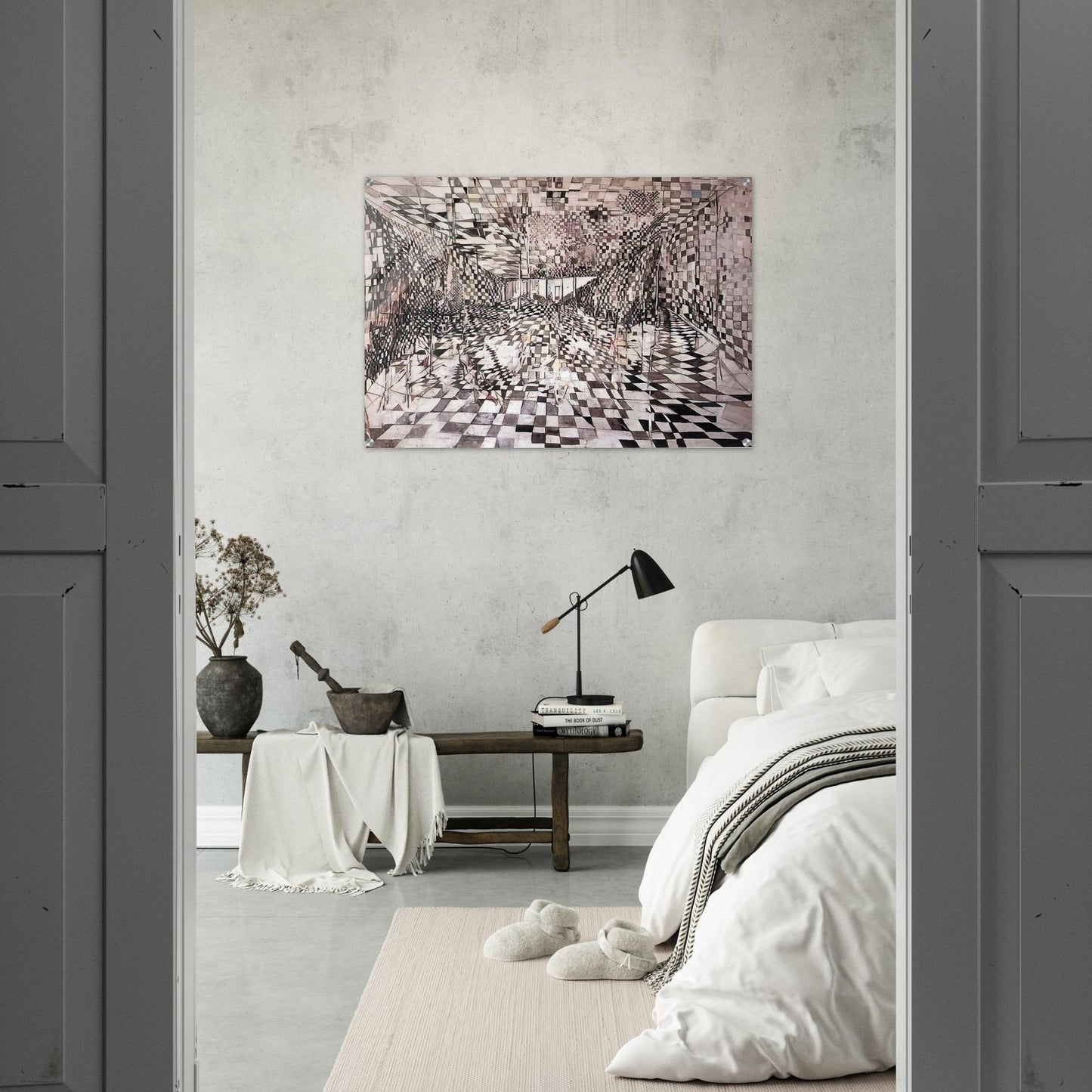 Enigma - 1947 - Maria Helena Vieira da Silva Acrylic Print - 70x100 cm / 28x40″ inches