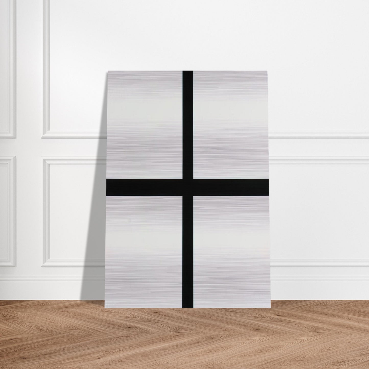 Trames 0°-90°---40 mm au trait et pleines - 1972 - Francois Morellet Brushed Aluminum Print - 70x100 cm / 28x40 inches | Francois Morellet Aluminum Print | Francois Morellet Prints