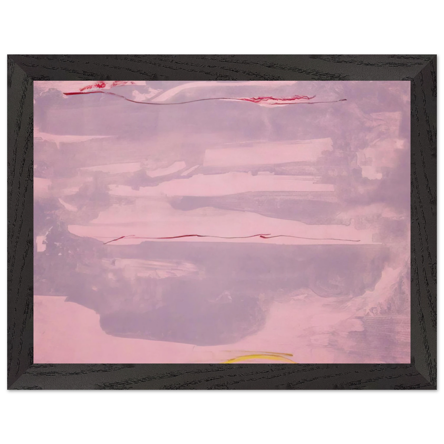 Helen Frankenthaler - Dream Walk - 1977 Wall art - 40x50 cm / 16x20 inches - Premium Wooden Framed Poster With Fine Art Paper-canvas - Wood frame