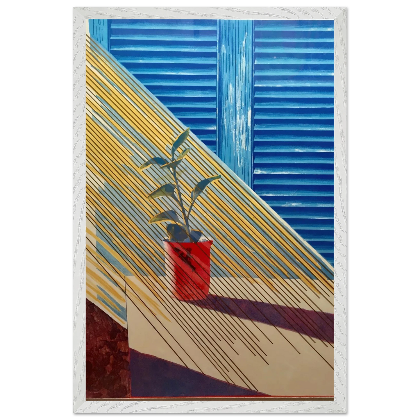 David Hockney - David Hockney Wall art - 15x20 cm / 6x8 inches - Fine Art Poster - -