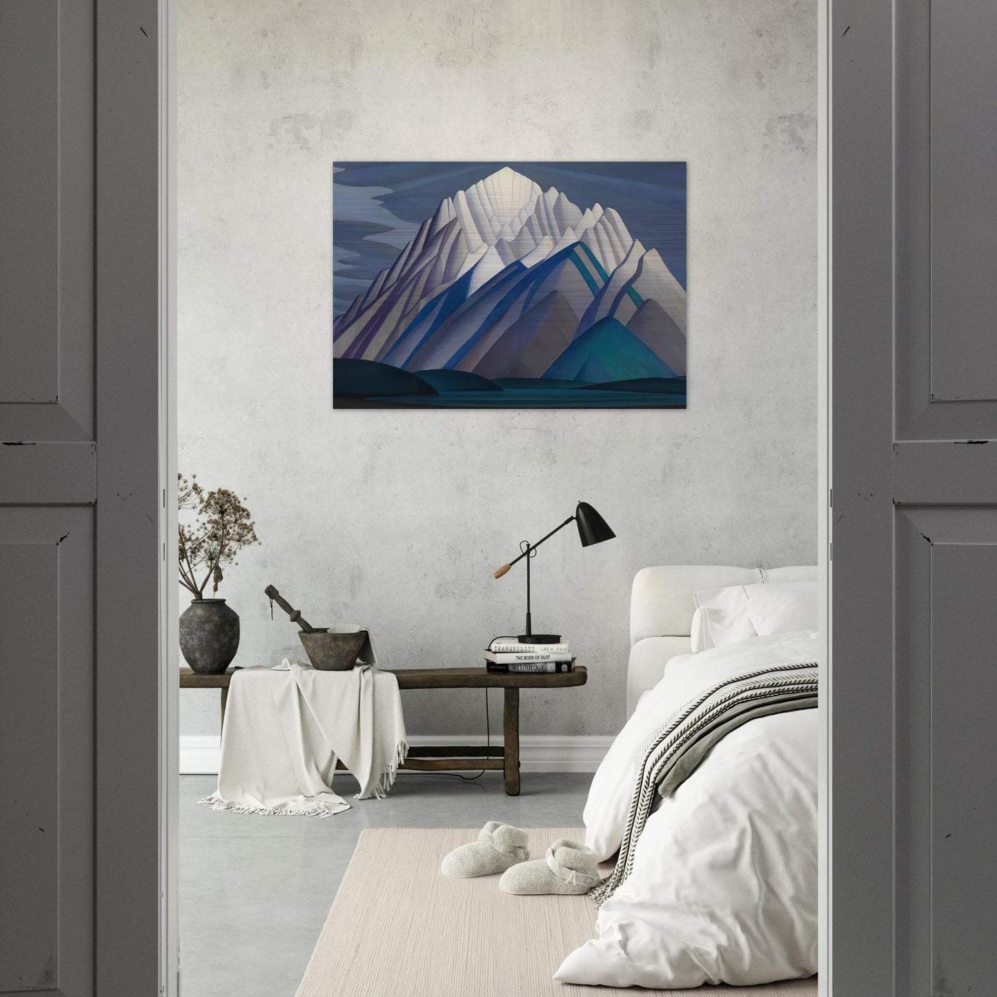 Mountain Forms - 1926 - Lawren Harris Brushed Aluminum Print - 70x100 cm / 28x40 inches | Lawren Harris Aluminum Print | Lawren Harris Prints