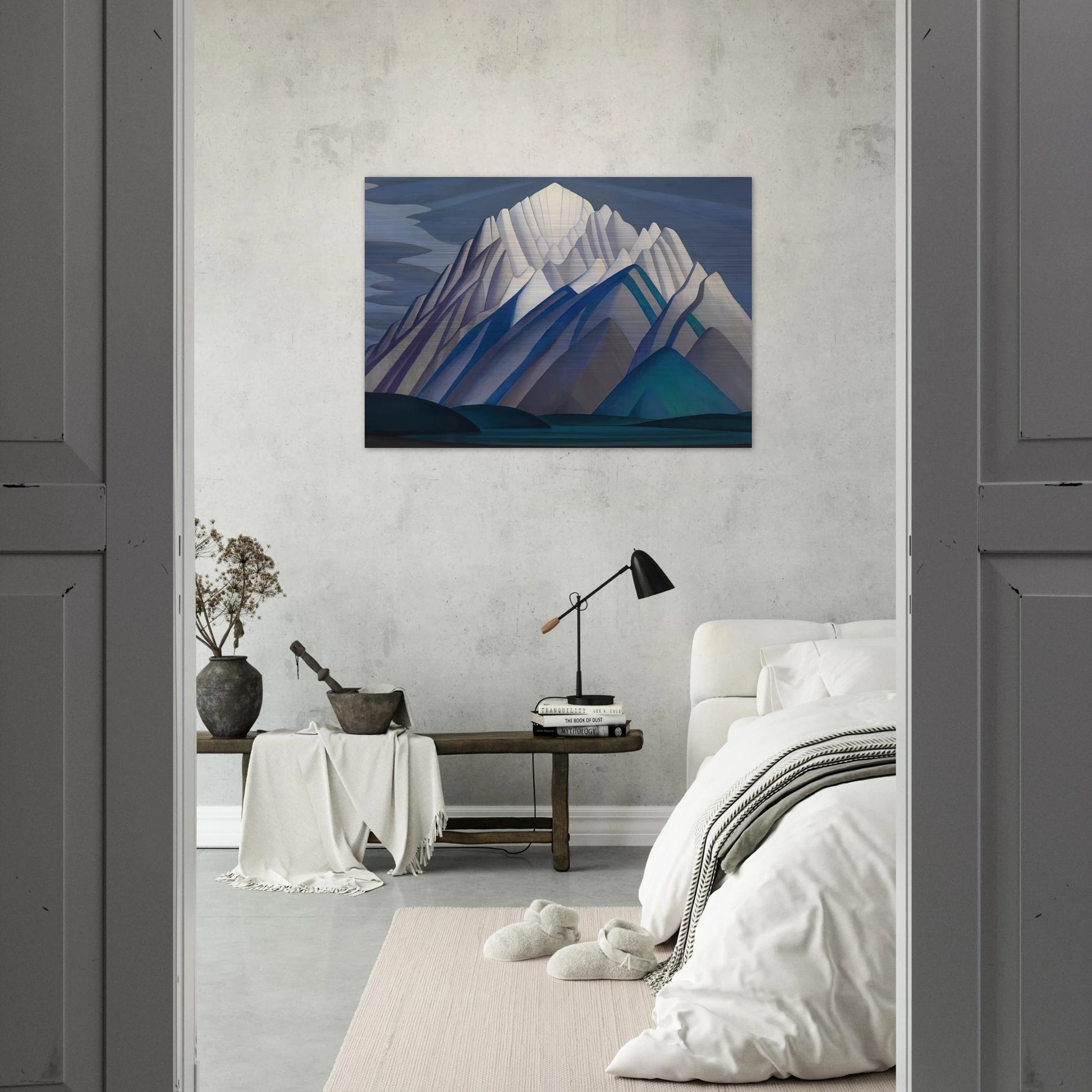 Mountain Forms - 1926 - Lawren Harris Brushed Aluminum Print - 70x100 cm / 28x40 inches | Lawren Harris Aluminum Print | Lawren Harris Prints