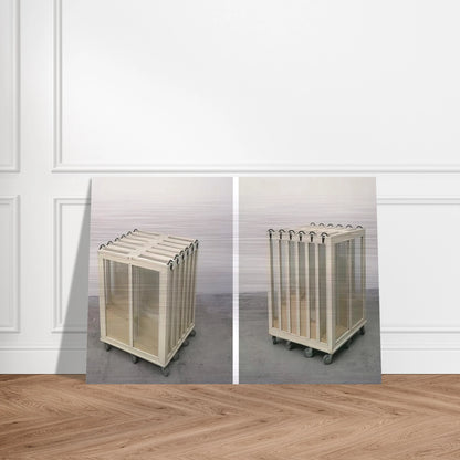 Knoblauchtruhe - 1971 - Dieter Roth Brushed Aluminum Print - 70x100 cm / 28x40 inches | Dieter Roth Aluminum Print | Dieter Roth Prints