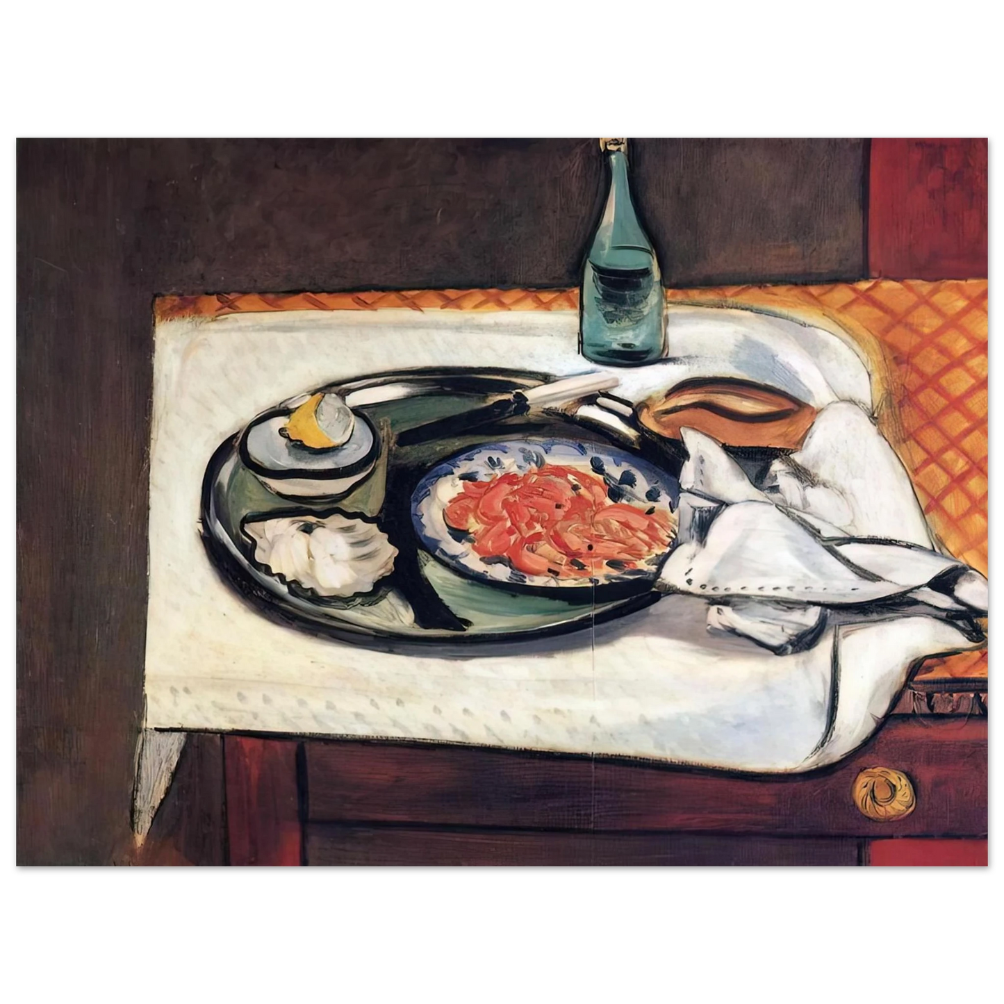 Henri Matisse - STILL LIFE WITH SHELLFISH  75x100 cm / 30x40inches Fine Art Poster