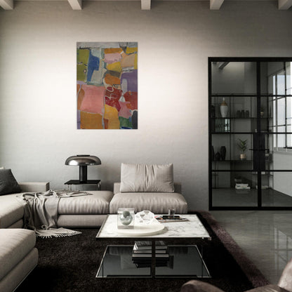 Urbana - Richard Diebenkorn Brushed Aluminum Print - 70x100 cm / 28x40 inches | Richard Diebenkorn Aluminum Print | Richard Diebenkorn Prints