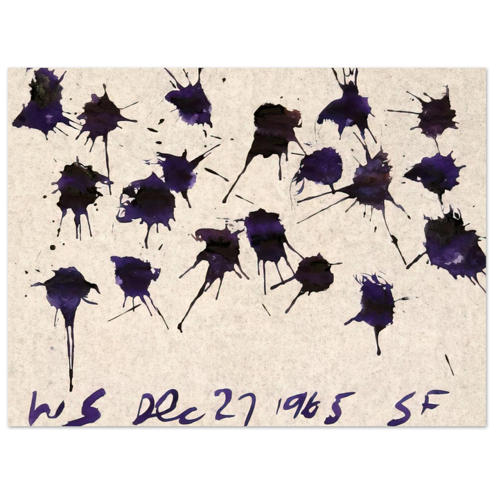 William Saroyan - WS Dec 27, 1965 SF - 1965  75x100 cm / 30x40inches Fine Art Poster