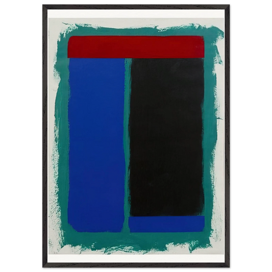 Two-Four - 1983 - Doug Ohlson 70x100 cm / 28x40 inches Framed Art Print – Black Wooden Frame