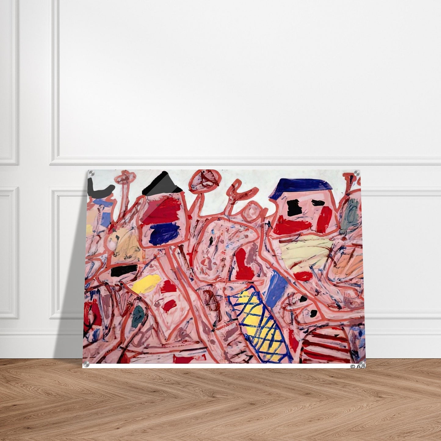 SUCCESSFUL CAMPAIGN - Jean Dubuffet Acrylic Print - 70x100 cm / 28x40″ inches