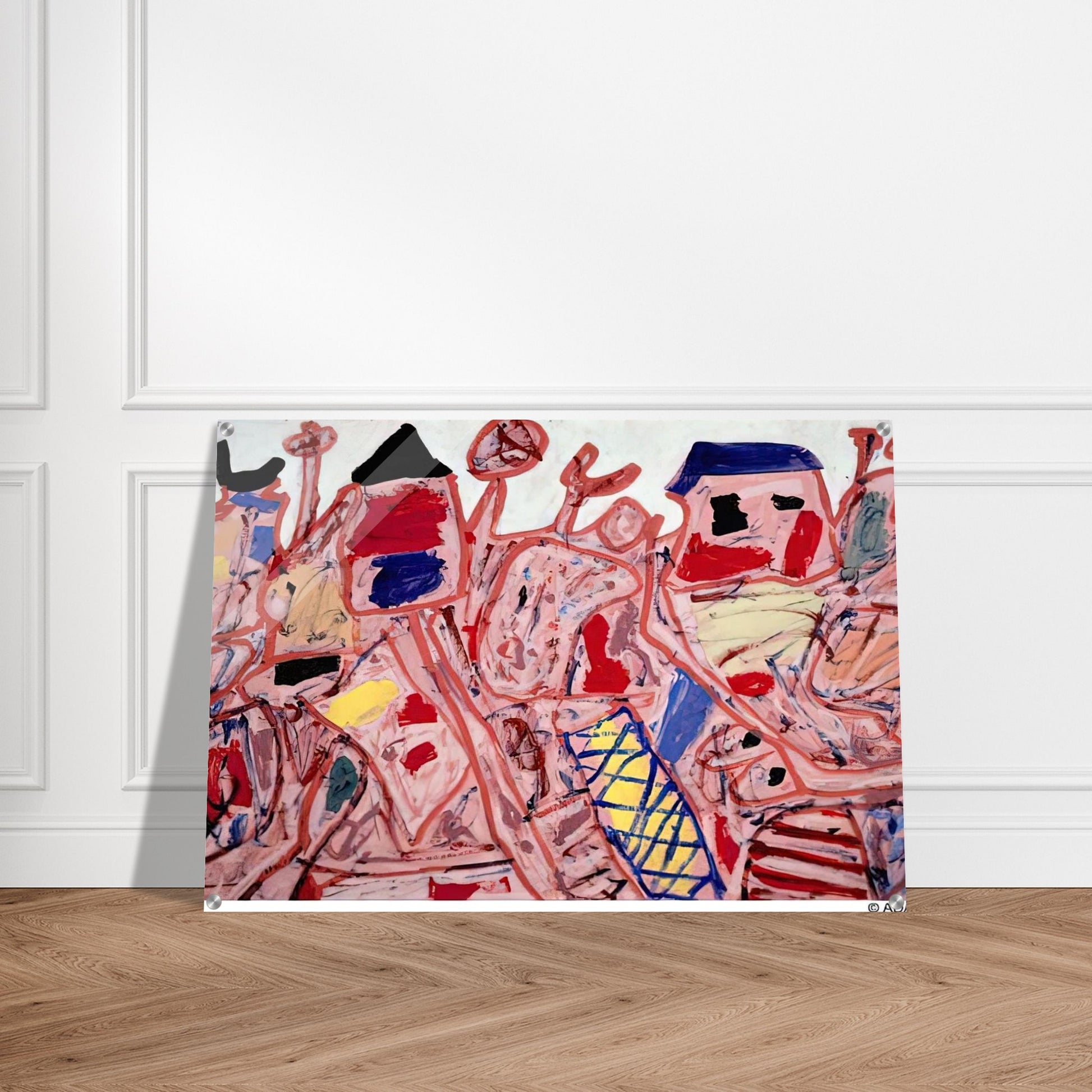 SUCCESSFUL CAMPAIGN - Jean Dubuffet Acrylic Print - 70x100 cm / 28x40″ inches