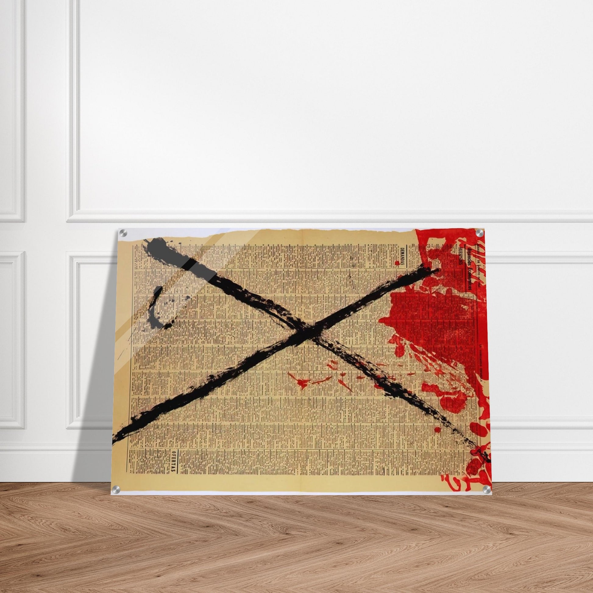 JOURNAL 1968 - Antoni Tapies Acrylic Print - 70x100 cm / 28x40″ inches