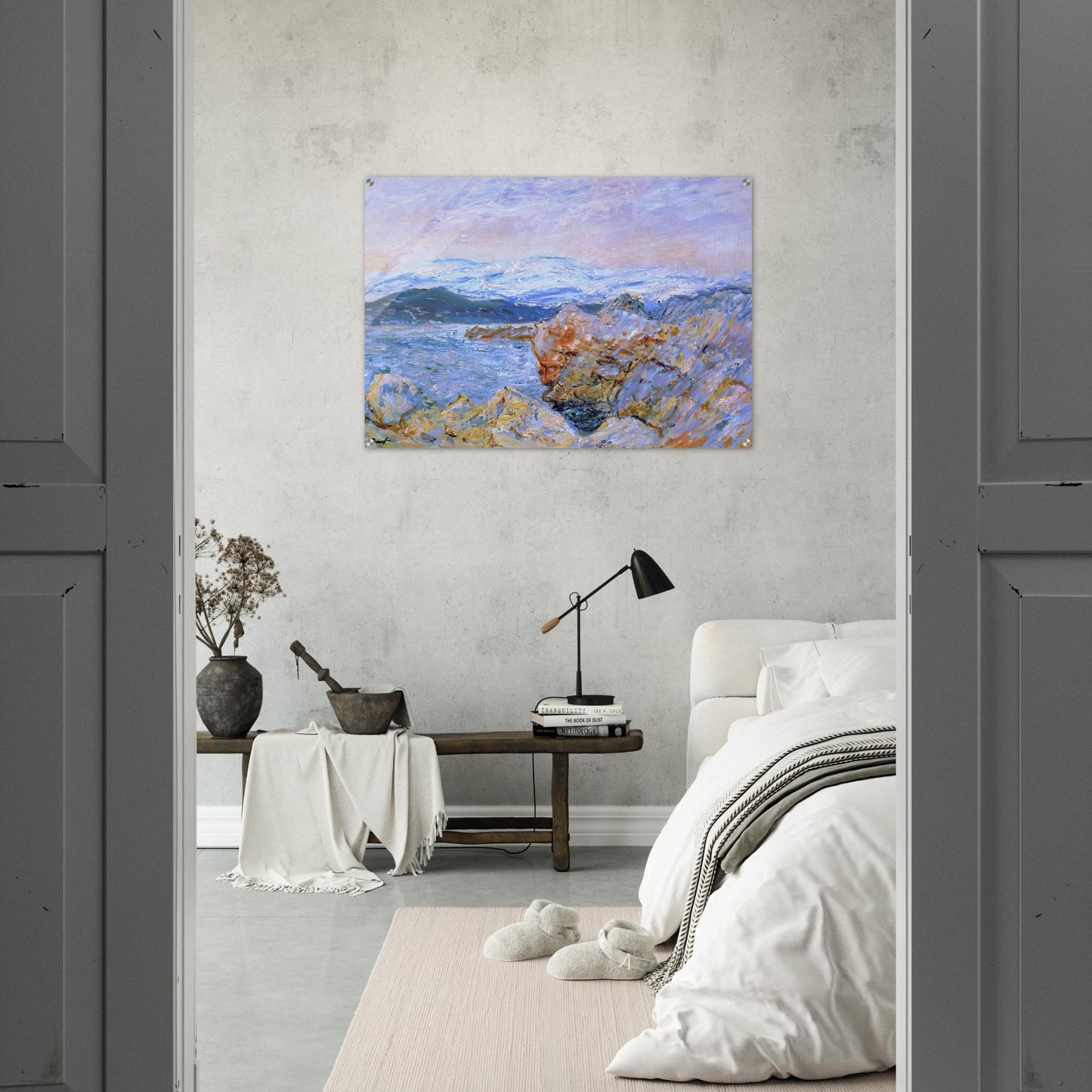 The Gulf Juan at Antibes - claude monet Acrylic Print - 70x100 cm / 28x40″ inches | claude monet Wall Art | claude monet Prints